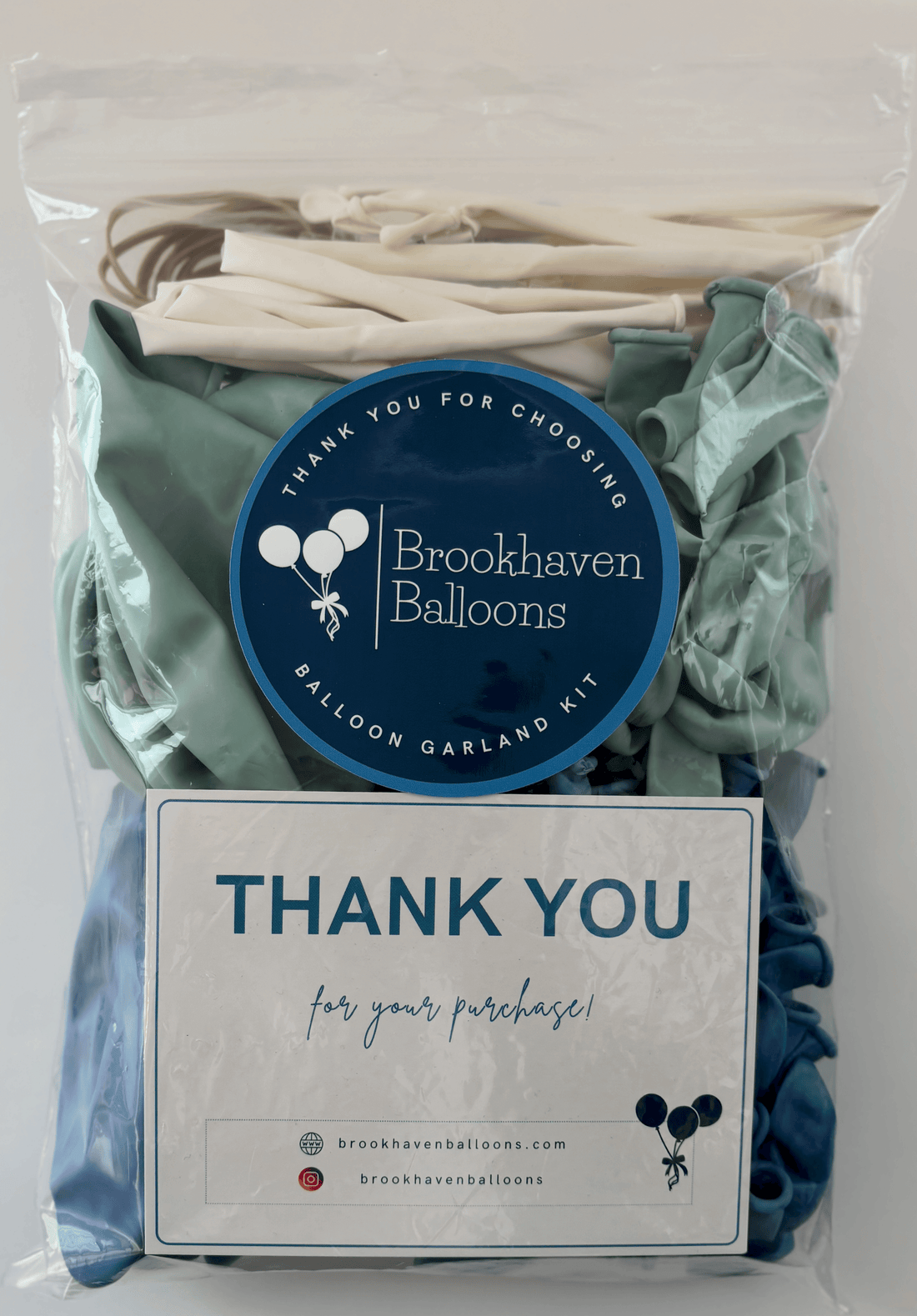 10 ft Balloon Garland Kit by Brookhaven Balloons featuring professional-quality balloons in various colors.